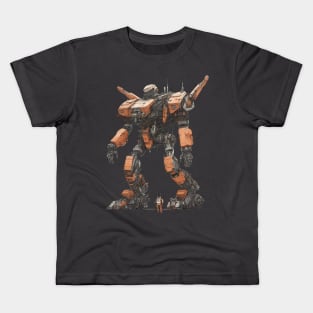 Big Red Mecha | Robot | Anime Kids T-Shirt